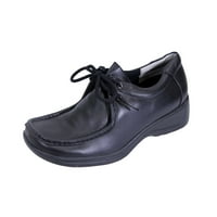 Hour Comfort Kris široka širina udobnih cipela za posao i casual odjeća crni 8.5