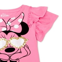 Minnie Mouse Girls Super Cool majice s kratkim rukavima, veličine 4-16