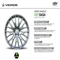 Verde kotači - V Saga Hyper Silver tamni kotač
