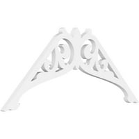 Ekena Millwork 36 W 18 H 1 P Pitch Carrillo Arhitektonski razred PVC Gable Pediment