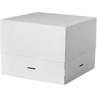 Podesiva kutija za torte od bijelog kartona