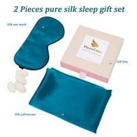 Jedinstvene ponude Set svilenih jastučnica od svile, prekrivača od svile, prekrivača od svile, prekrivača od svile