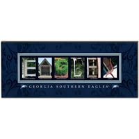 Georgia Southernn Eagles Pismo umjetnost